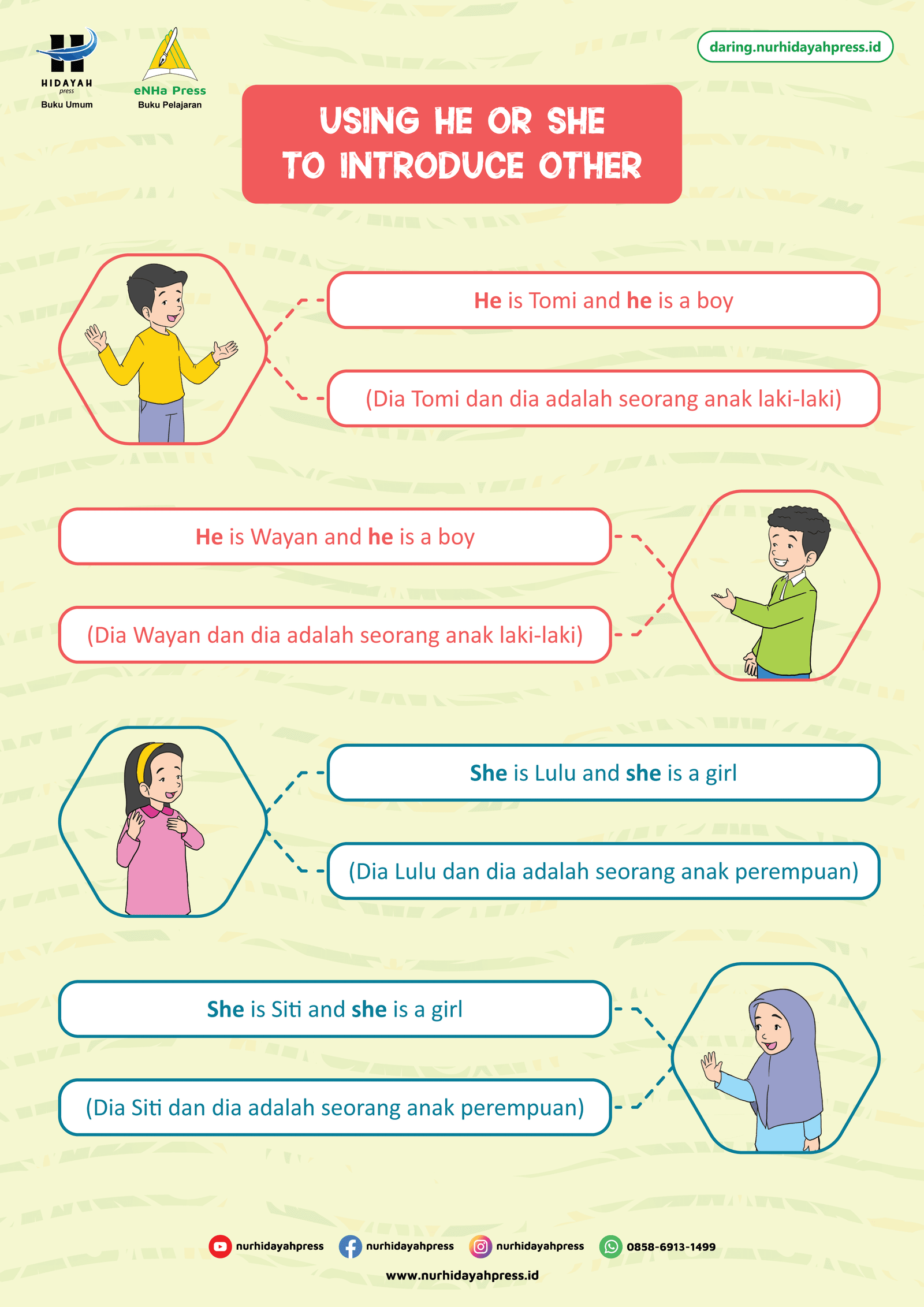 Using She or He to Introduce Other - Daring Nur Hidayah Press