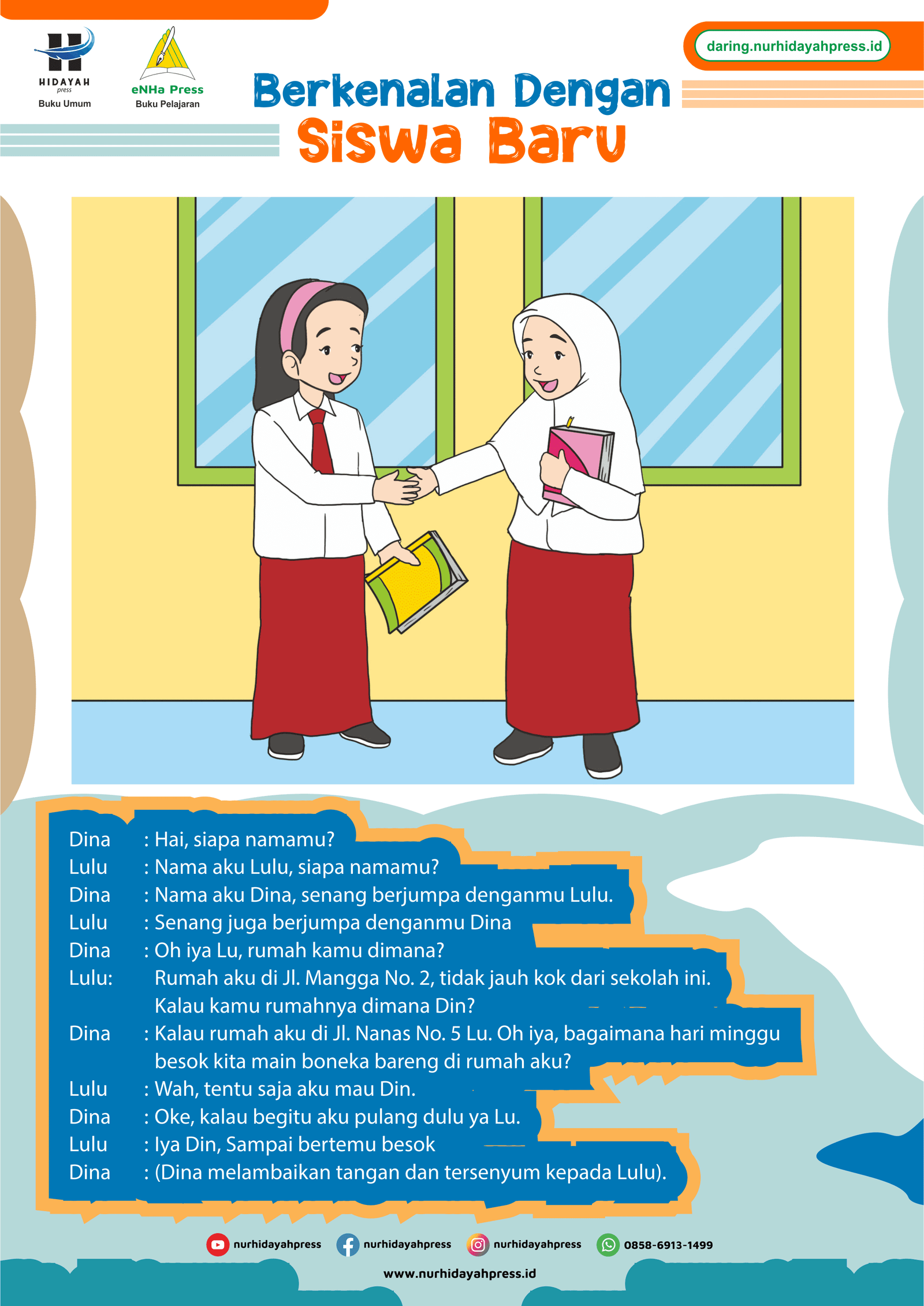 Berkenalan Dengan Siswa Baru - Daring Nur Hidayah Press