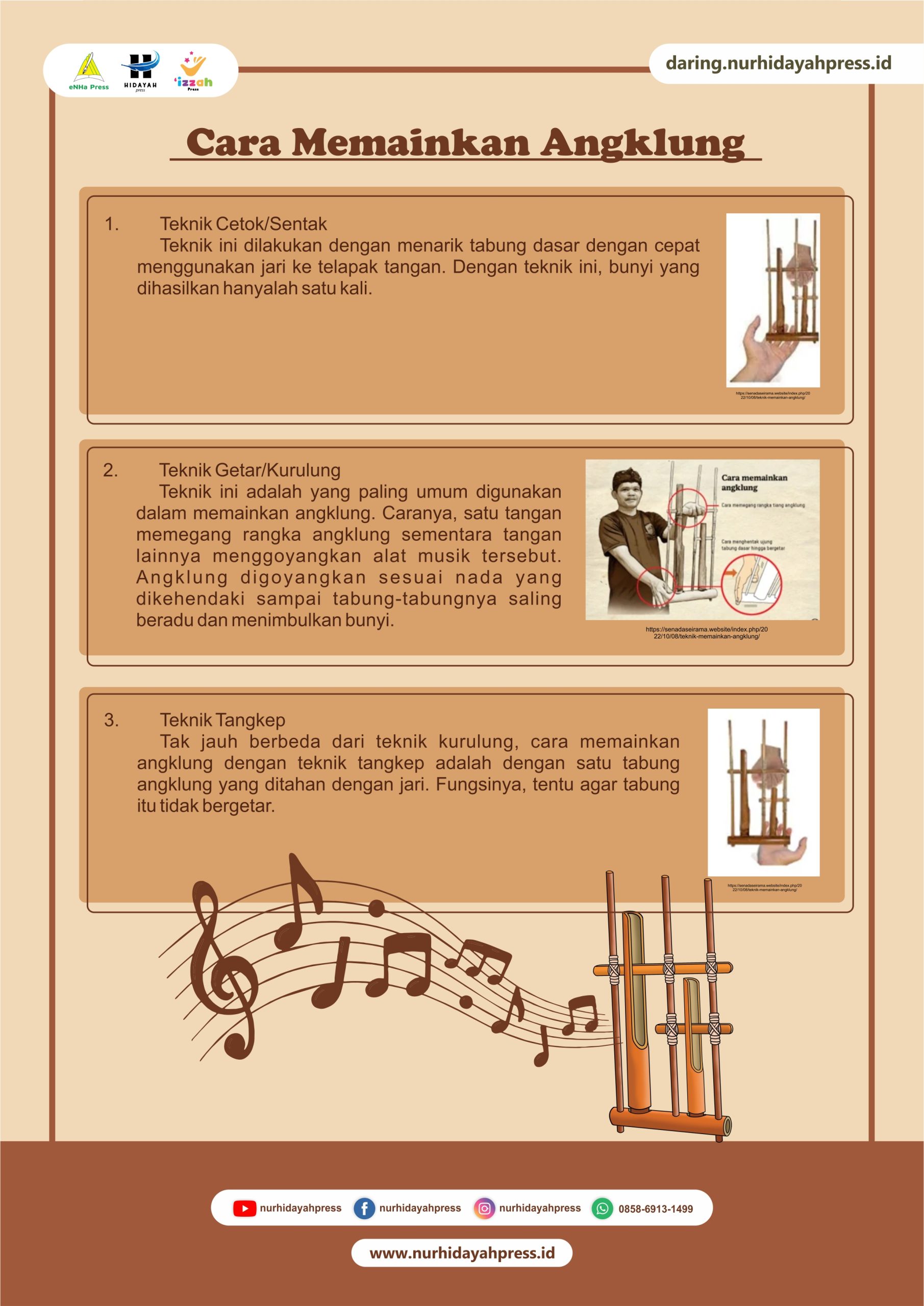 Cara Memainkan Angklung Daring Nur Hidayah Press