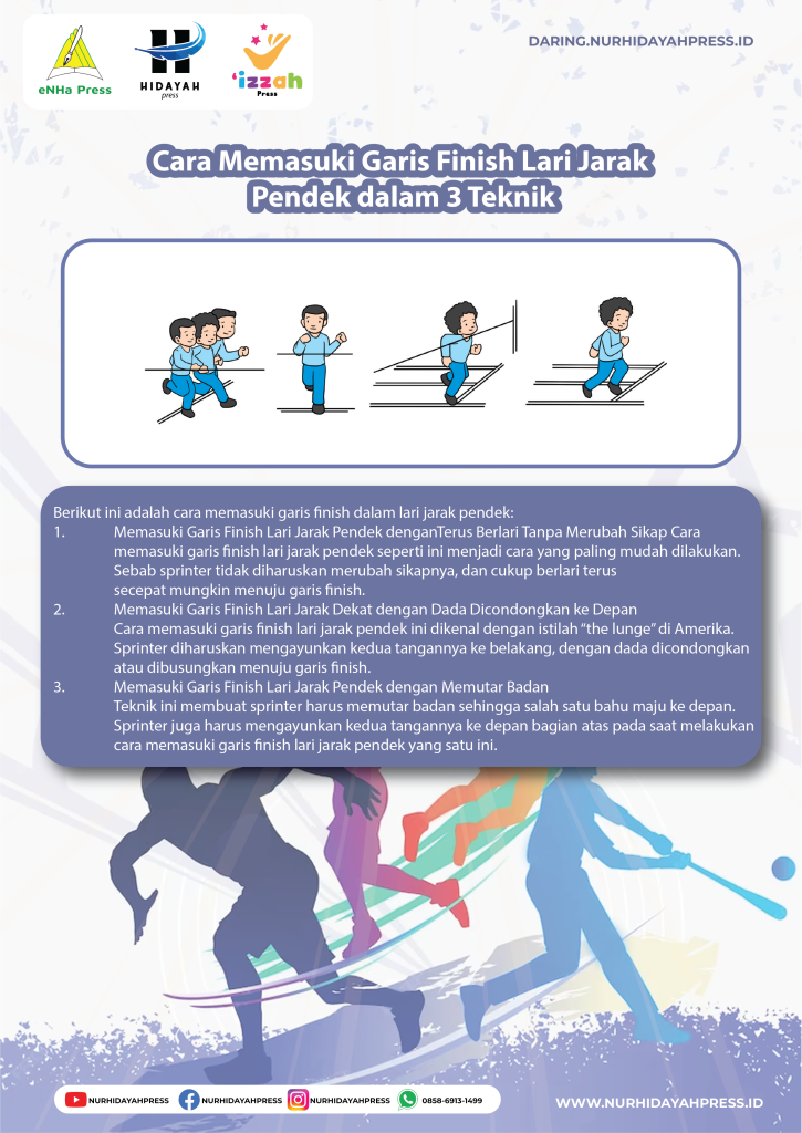 Cara Memasuki Garis Finish Lari Jarak Pendek dalam 3 Teknik Daring