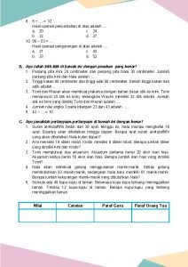 Latihan Soal Matematika Volume 1 Kelas 3 Bab 2 - Daring Nur Hidayah Press